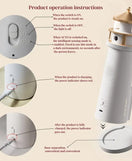 LED Moon Projection Night Light Lamp