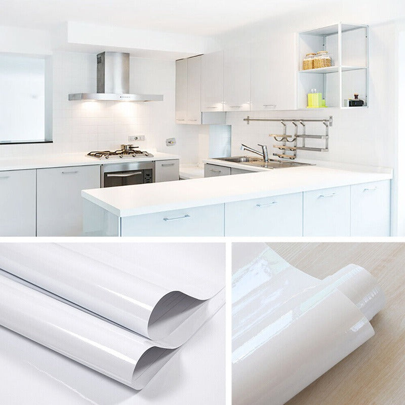 White Adhesive Paper Sheet 60 x 200 cm