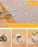 Anti-Slip Fridge & Drawer PVC Sheet Roll Transparent Diagonal Design