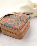 Premium Mini Jewelry Organizer Box Vintage Floral Design