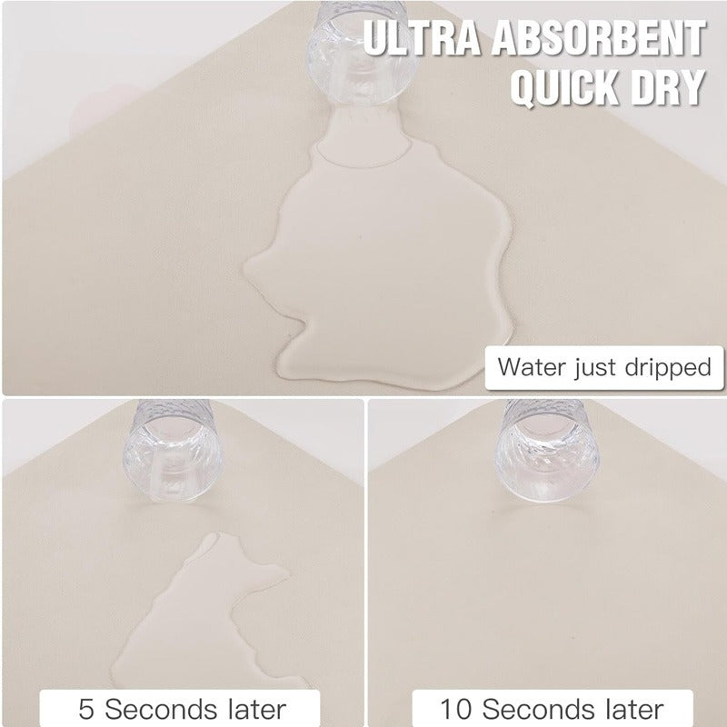 Anti-Slip Dish Drying\/Dining Table Mats-Water Absorbent