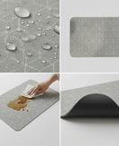 Anti-Slip Dish Drying/Dining Table Mat-Geometric Cube Pattern Design