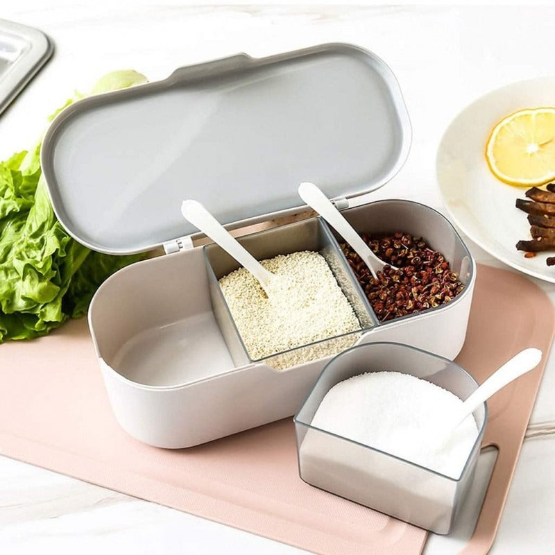 3 Grid Seasoning Spice Box