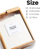 Wooden Rice Jar Box Premium Kitchen Storage Container