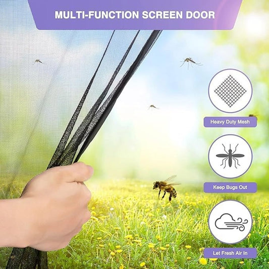 Magnetic Mosquito Screen Door Net Curtain