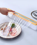 Plastic Food Wrap Dispenser With Cutter