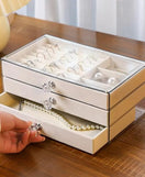 Acrylic 3 Drawer Jewelry Organizer