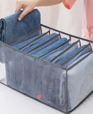 7 Compartments Pants Shirts Storage Clothes Box