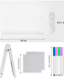 Acrylic LED Board With Stand & Colors