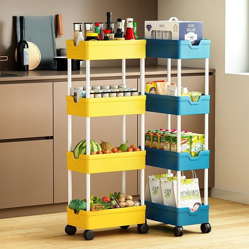 4 Tier Smart Cart Storage Shelf