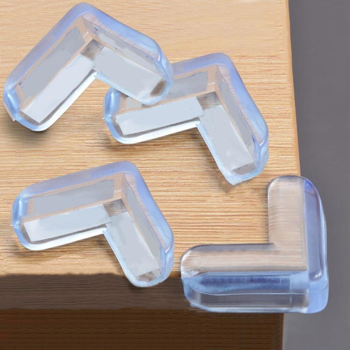 4 Pcs Silicone Table Corner Edge Protector Covers