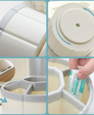 360 Rotating Makeup Brushes Holder