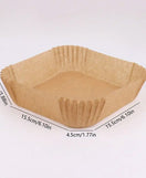 Air Fryer Baking Paper Square 50Pcs