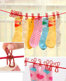 Cloth Line Hanging Rope With Clip
