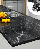3D Black Marble Self Adhesive Sheet 60 X 200cm