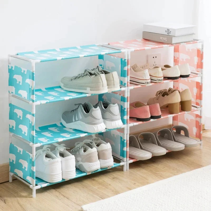 4 Layer Printed Shoe Rack DIY