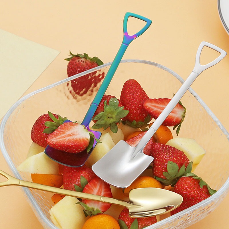 Creative Fruit Spoon Shovel Shaped Pack Of 2