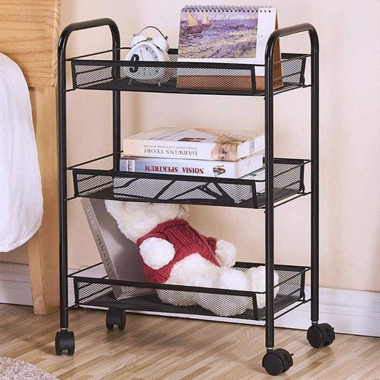 3 Tier Trolley Storage Rack