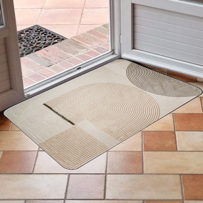 Foam Bath Mat Absorbent Non-Slip Diatomite Design