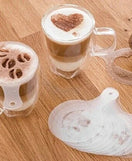 Coffee Stencil Template Set Pack Of 16Pcs