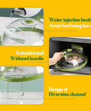 Microwave Splatter Cover With Water Steamer