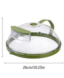 Microwave Splatter Cover With Water Steamer