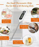 Digital Precision Food Thermometer with LCD Display