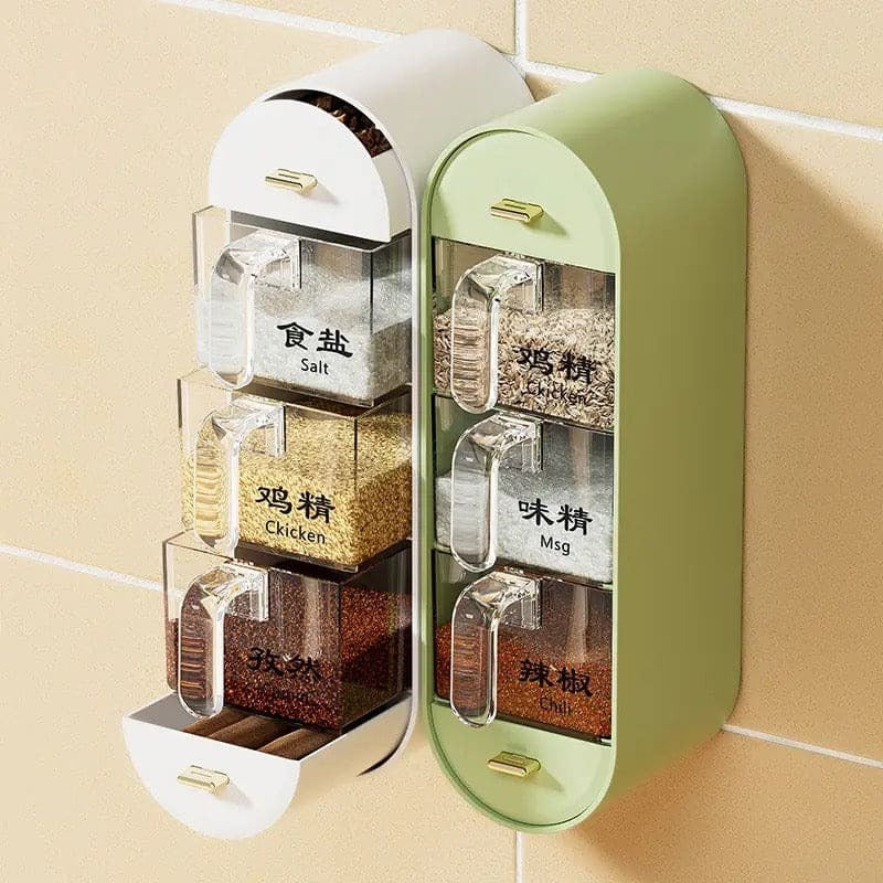 5 Grid Seasoning Storage Rack