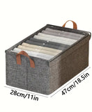 Foldable Clothes Storage Box With Lid