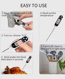 Digital Precision Food Thermometer with LCD Display