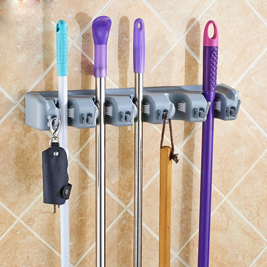 Broom Mop Holder Wall Mounted