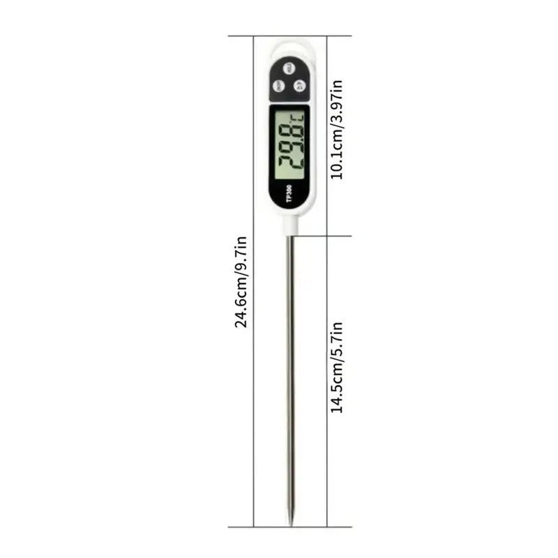 Digital Precision Food Thermometer with LCD Display