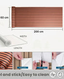 Wood Texture Wall Sheet-Brown