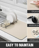 Anti-Slip Dish Drying\/Dining Table Mats-Water Absorbent