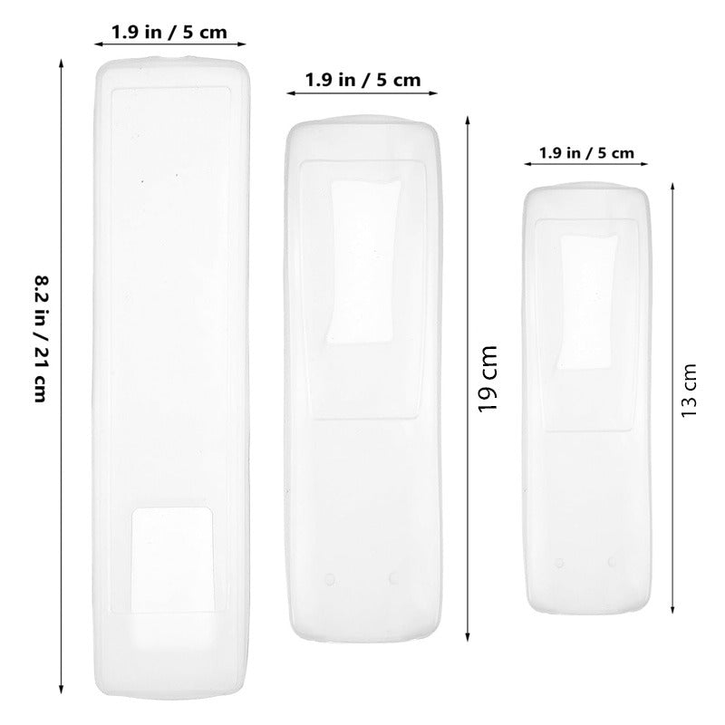 3Pcs Silicone Remote Cover Set