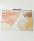 Anti-Slip Dish Drying/Dining Table Mat-Blushing Earth Tones Design
