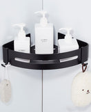 Bathroom Corner Shelf Organizer With Hook
