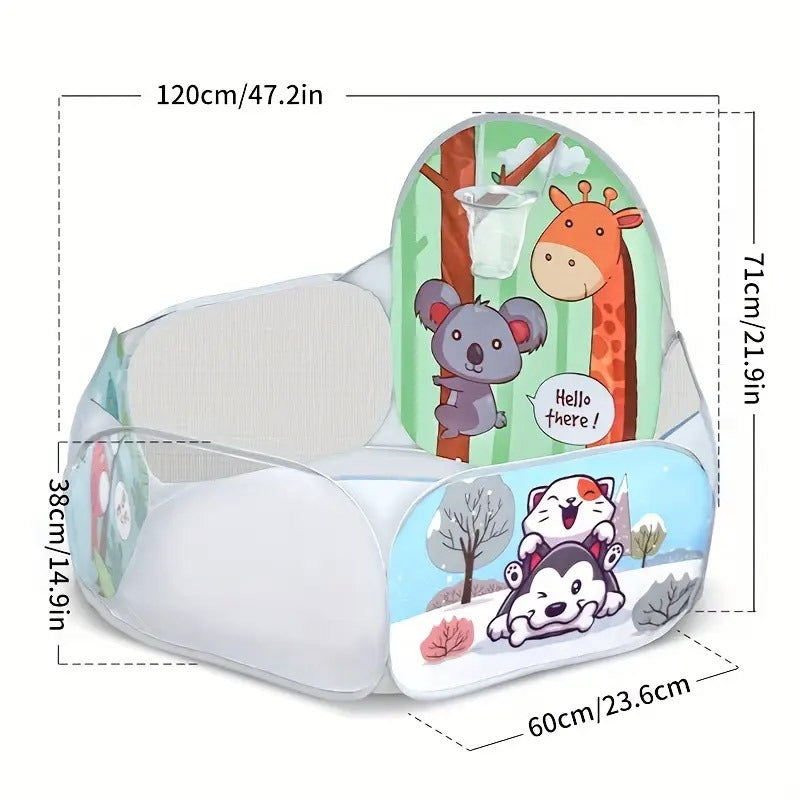 Foldable Square Ball Pool Play Tent Kids - Without Ball