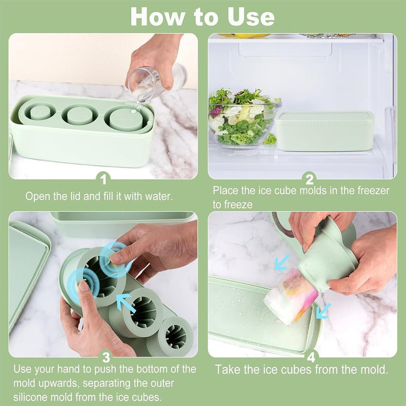 Silicone Ice Mold For Tumbler