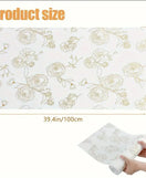 Drawer Liner Mat Gold Floral