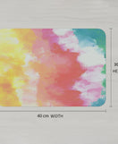 Anti-Slip Dish Drying/Dining Table Mat-Vibrant Brushstroke Design