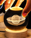 3D Crystal Ball LED Night Light