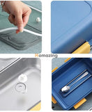 3 Compartment Lunch Box Stainless Steel