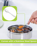 7 Piece Spices Masala Box Stainless Steel