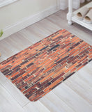 Brick Floor Bath Mat Absorbent Non-Slip