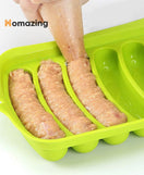 Silicone Chicken Seekh Mold With Lid