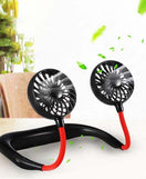 Mini USB Rechargeable Neck held Colar Fan Portable