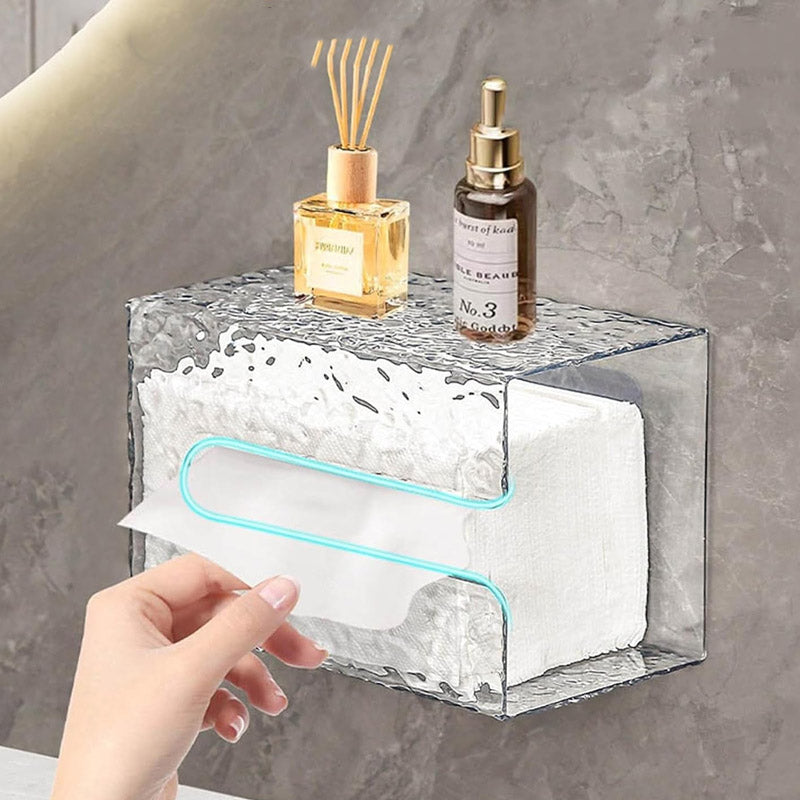 Wall-Mounted Acrylic Tissue Box Holder