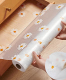Anti-Slip Drawer Sunflower PVC Sheet Roll
