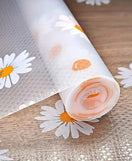 Anti-Slip Drawer Sunflower PVC Sheet Roll